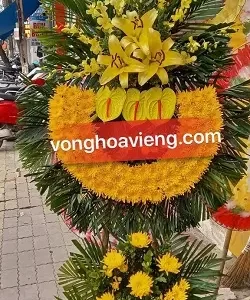 Vòng hoa tang lễ Thái Bình